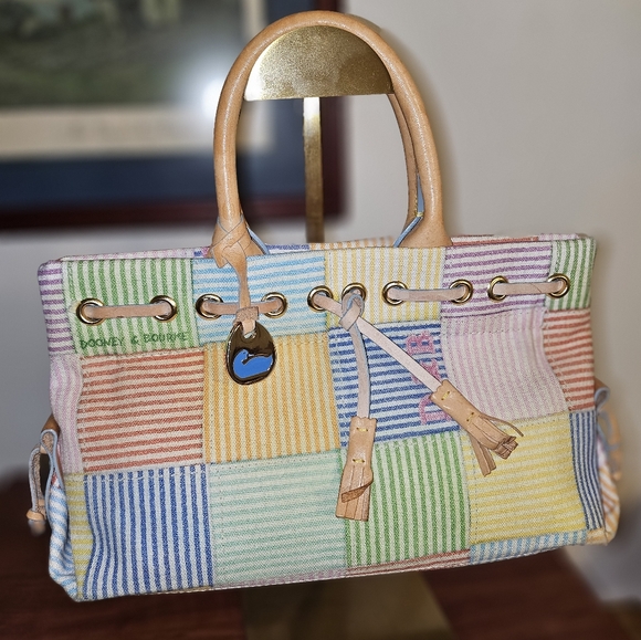 Dooney & Bourke Handbags - Dooney & Bourke multi-color striped tote